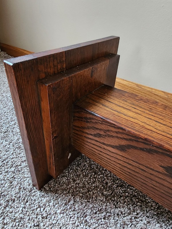 Mission Oak Arts Crafts Style Pedestal Plant Stand Early 20th Century gallery