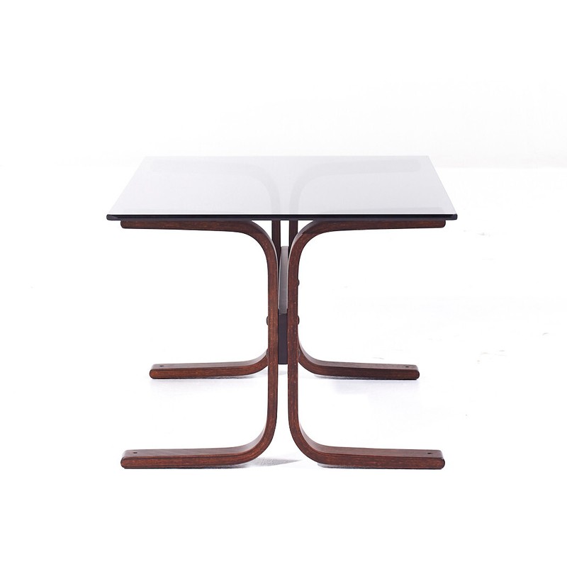 Ingmar Relling for Westnofa Siesta Mid Century Glass Top Side Table gallery