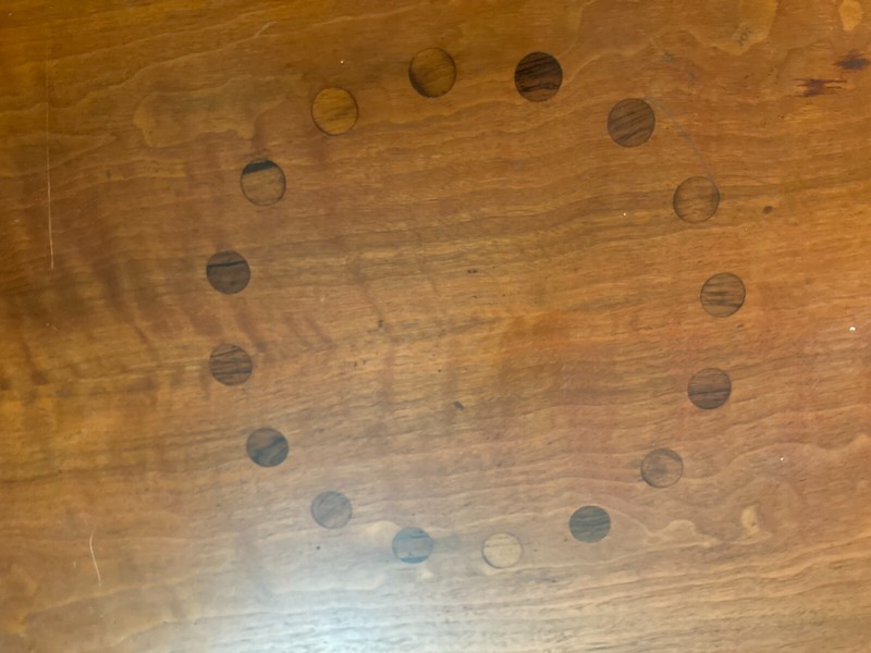 Kipp Stewart for Drexel cocktail table, vintage mid-century, walnut, original  gallery