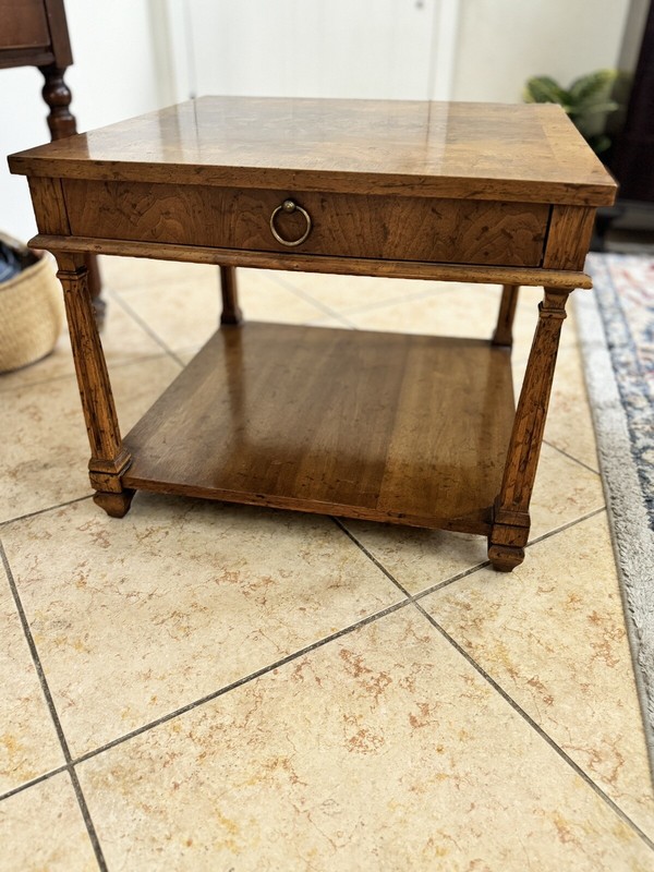 Drexel Heritage Italian Provincial Side Table