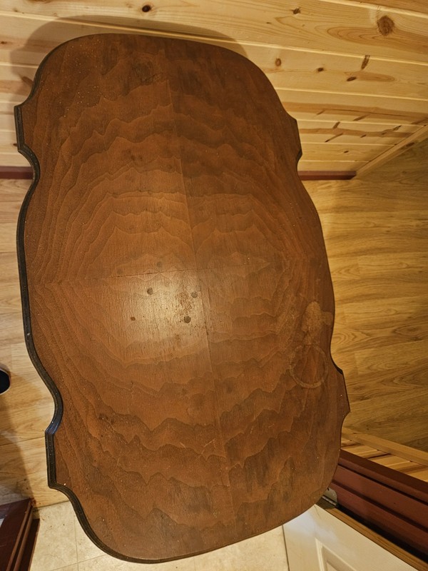 Antique Multi Legged Entryway Table Solid Wood Hallway Table Brown 32" X 20" gallery
