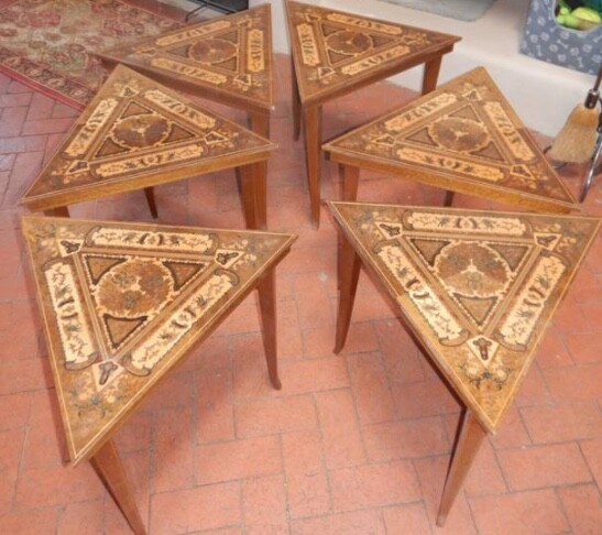 Gorgeous & Versatile Italian Marquetry Coffee Table gallery