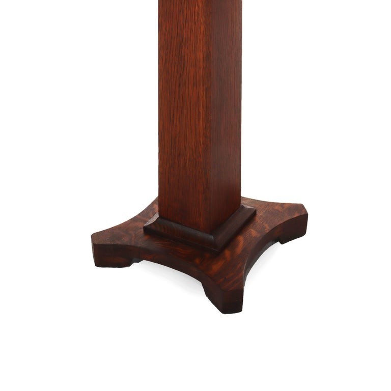 Antique Stickley School Arts & Crafts Mission Oak Plant Stand c1920 gallery