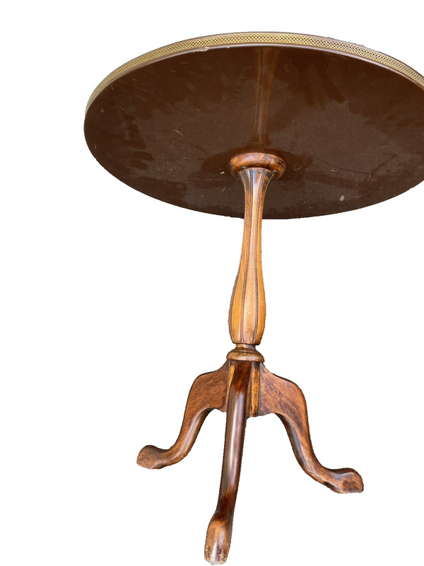 66616 Floral Pie Crust Lamp Table Stand gallery