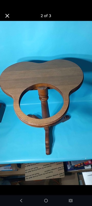 Vintage Tell City Chair Co. Cigar Smoking Stand Clover Table gallery