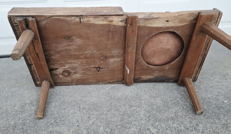 Antique Rustic Primitive Cobbler’s Bench - Makes A Great Coffee Table gallery