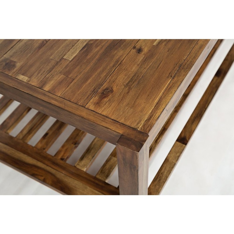 Beacon Street 45" Modern Essential Solid Wood Coffee Table gallery