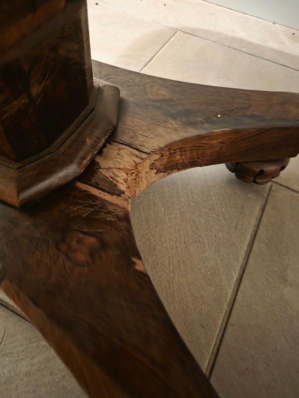 William IV rosewood card or games table, dating from the 1830s. gallery