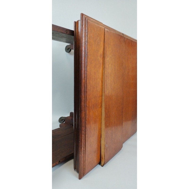 Handmade Repurposed Conrey & Birely Top Oak Storage Chest Coffee Table w/Casters gallery