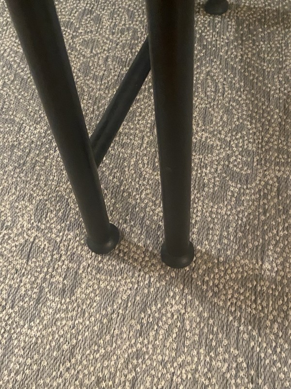 Estate Hand Painted Large Tole Tray Table gallery