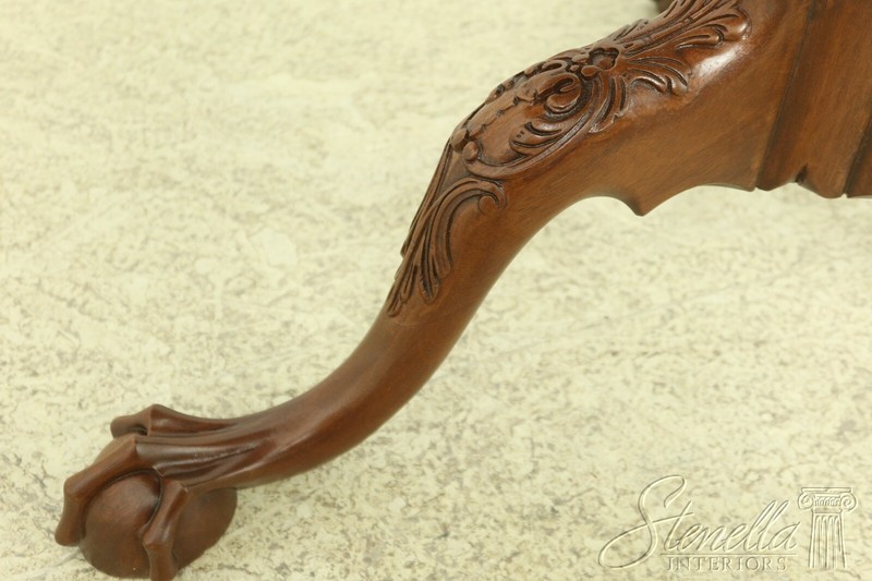 L54705EC: Bench Made Chippendale Ball & Claw Mahogany Tilt Top Table gallery