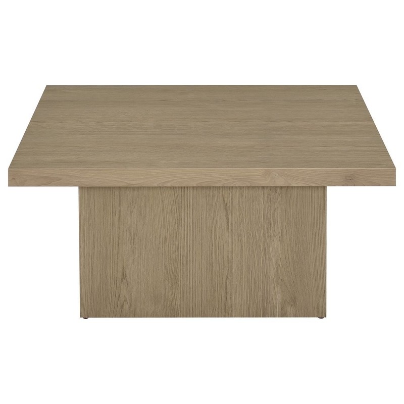 Devar Square Engineered Wood Cocktail Coffee Table Latte gallery