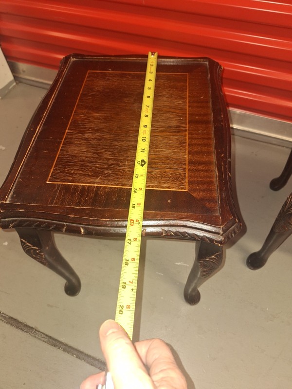 2 Vintage Wood End Tables gallery