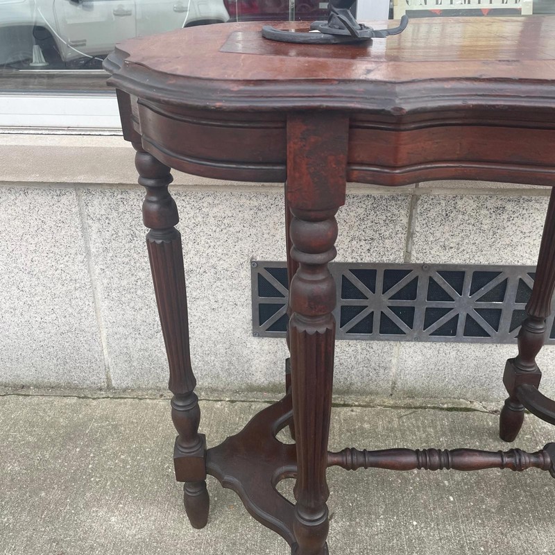 Mahogany 6 Leg Parlor Table Early 20th Century gallery