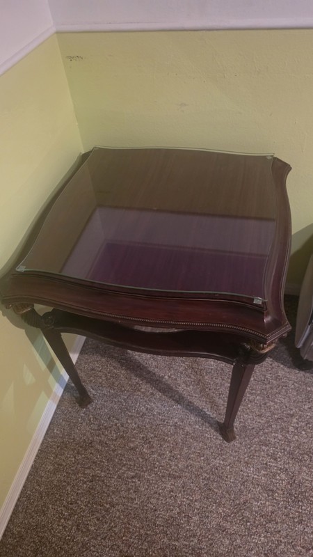 Vintage Dark Wooden Table From 18-1900s