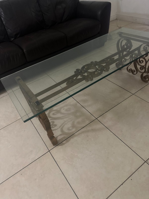 Vintage glass table unique style gallery