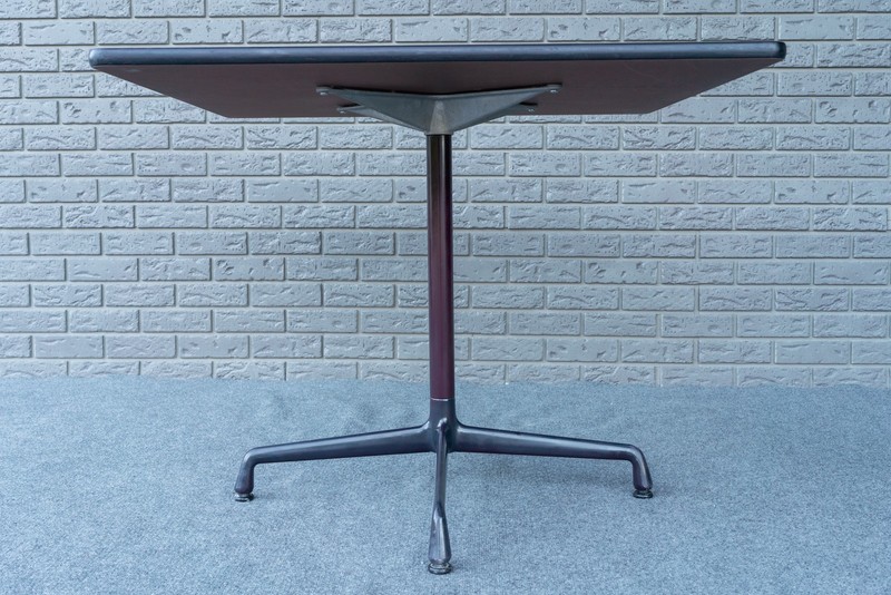 Mid Century Modern Herman Miller Eames Aluminum Group Purple Office Dining Table gallery