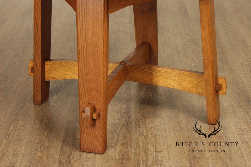 Stickley Mission Collection Oak Commemorative Library Table gallery