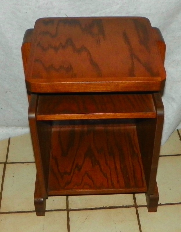 Oak Mid Century Modern End Table / Side Table (ET101)
