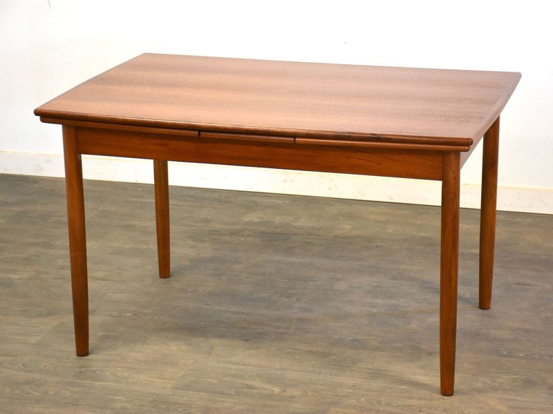 Danish Modern Teak Draw Leaf Dining Table gallery