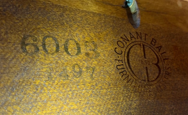 conant ball drop leaf dining table