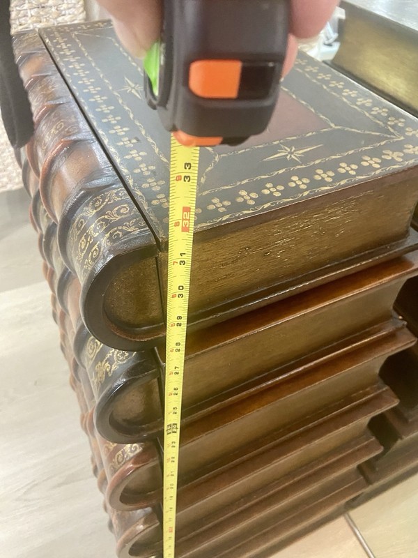 Theodore Alexander Scholars Book End Table With 6 Drawers Large Size-Rare gallery