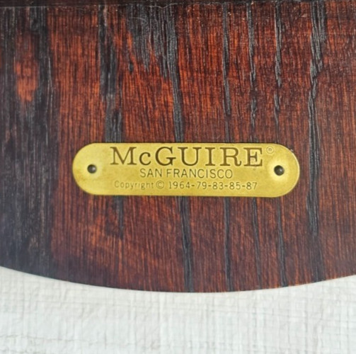 McGuire 1964 Arts & Crafts Mission Oak Folding Table Gateleg 24” Tall gallery
