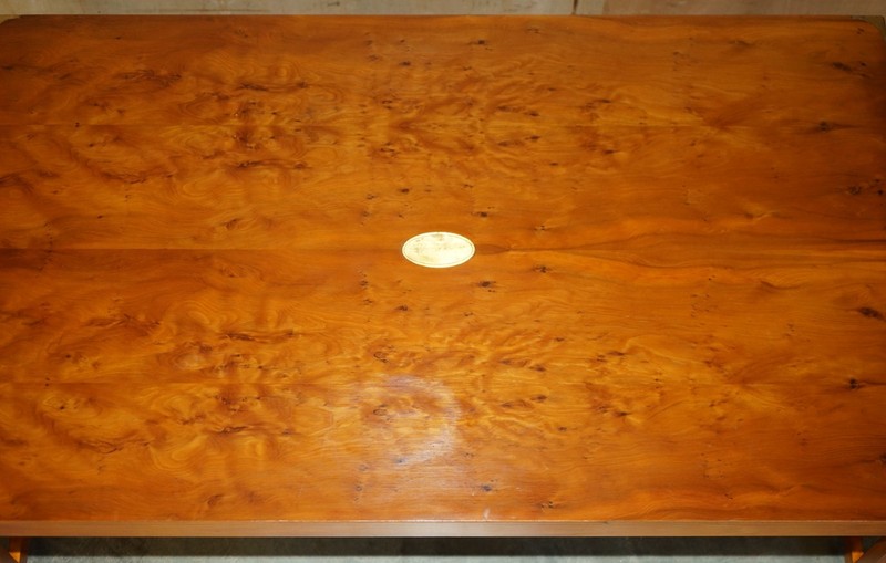 FULLY RESTORED FRENCH POLISHED HARRODS KENNEDY MILITARY CAMPAIGN COFFEE TABLE gallery