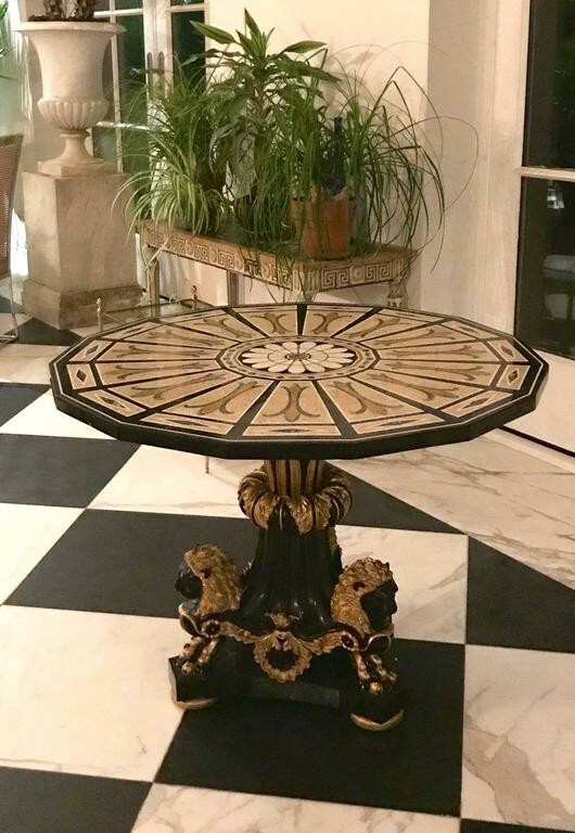 Pietra Dura Marble Center Table gallery