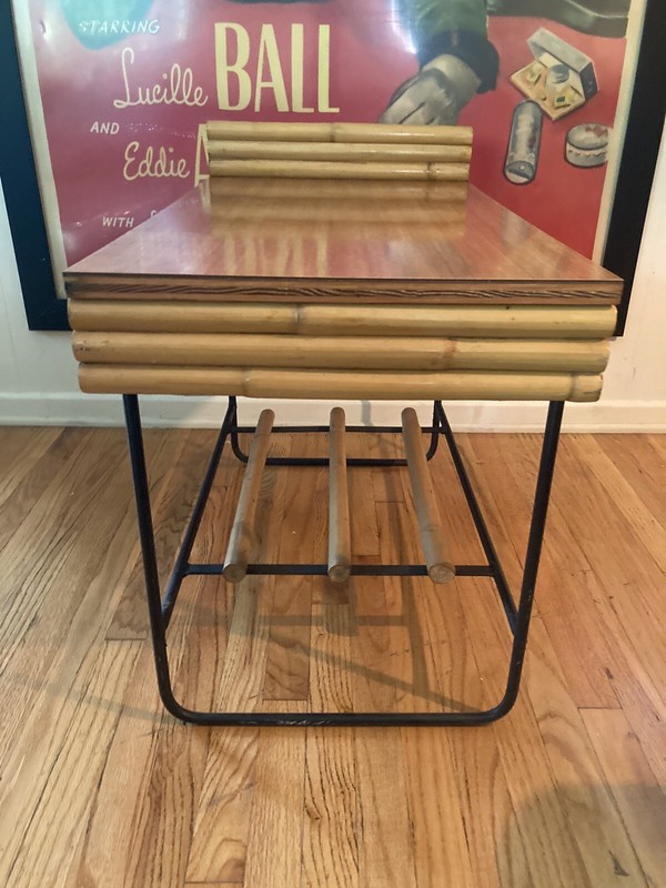 Rare Vintage Ritts Co Wroughtan End Table Shirley Ritts 1954 gallery