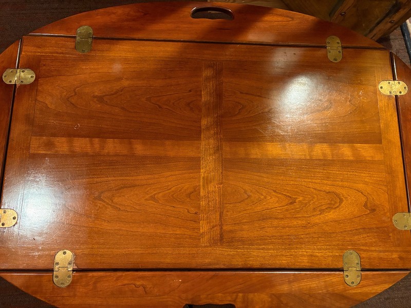 Drexel Furniture Cherry Butlers Tray Table Mid Century gallery