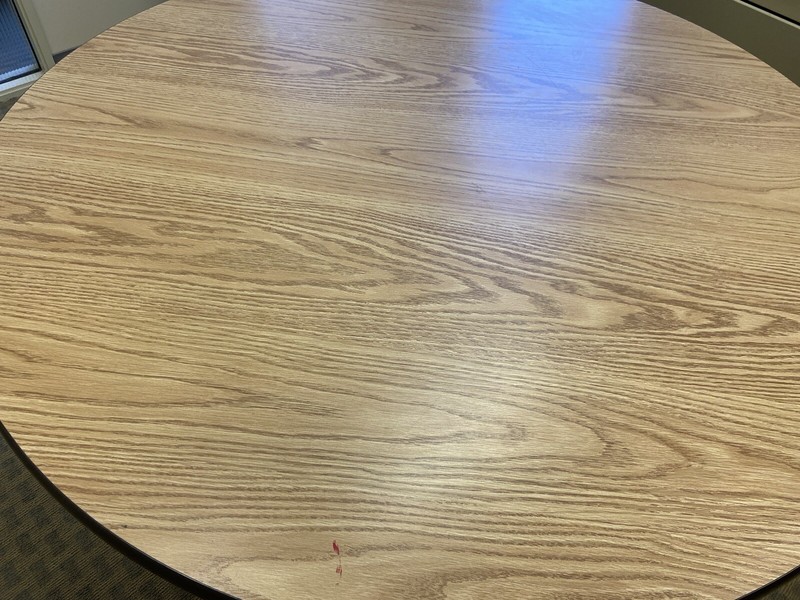 Vintage Mid Century Modern Herman Miller Eames Style Table , Laminate Top Metal gallery