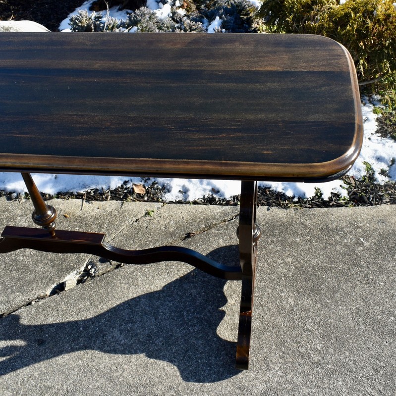 Vintage Walnut Jacobean Style Console/Sofa Table gallery