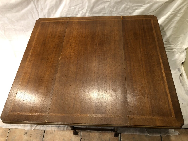 Henredon Folio Four Vintage Gate Leg Table Pembroke Drop Leaf Display Made USA gallery