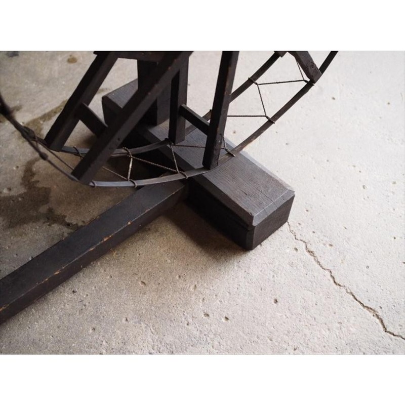 Antique Japanese Mechanical Thread Winder Meiji Era Koro-ten Used K23882 gallery