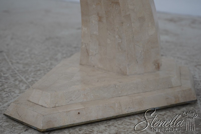 F71054: MAITLAND SMITH Modern Design Tessellated Marble Occasional Table gallery