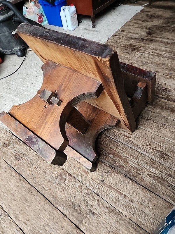 Vintage Solid Pine Log Cabin Ski lodge Side Table Or Bench One Of Pair gallery