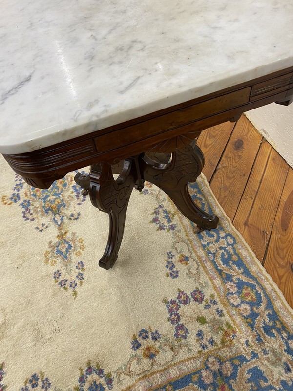 64811 Antique Victorian Walnut Lamp Table Stand gallery