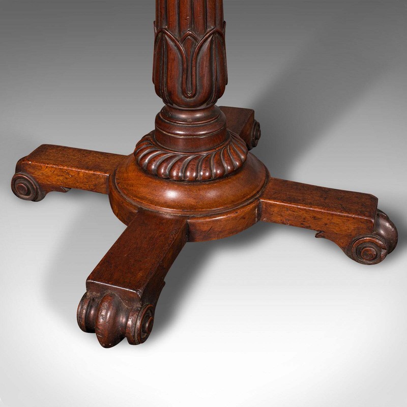 Small Antique Wine Table, English, Lamp, Side, Serving, William IV, Circa 1835 gallery