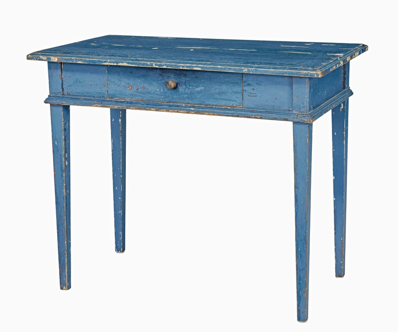 19TH CENTURY HAND PAINTED SWEDISH SIDE TABLE gallery