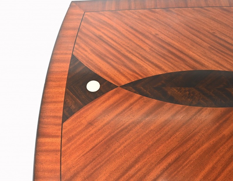 Art Deco Coffee Table Geometric Inlay gallery