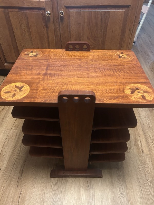 Antique Revolting Oak Magazine Tree Roughly 1880 to 1920