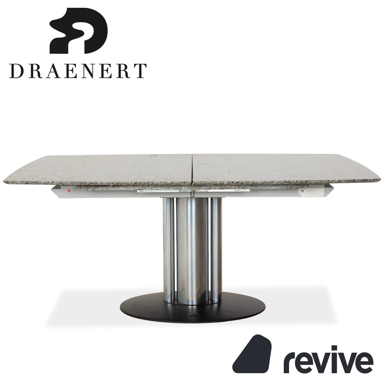 Draenert Adler 2 Dining Table Granite Gray Extensible Function