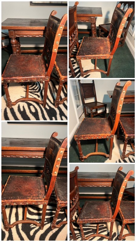 18th Antique English Oak Wood Refectory Table Refectory Dining Table Jacobean gallery