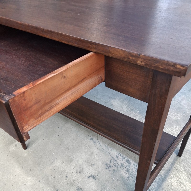Antique Davis Birely Arts and Craft Wood Table 32"×22"×29" Gorgeous History gallery