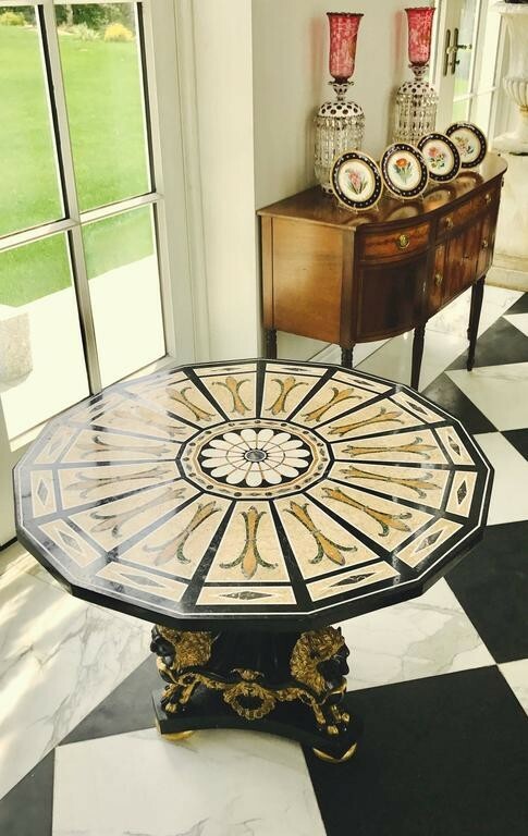 Pietra Dura Marble Center Table gallery