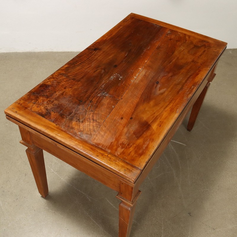 Antique Directoire Table Walnut France XVIII Century gallery