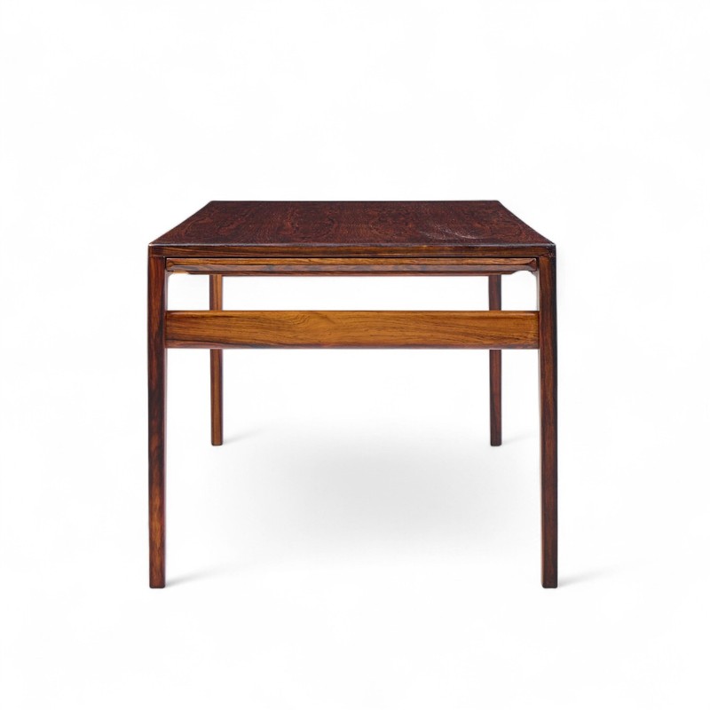 Johannes Andersen Mid Century Danish Rosewood Hidden Leaf Coffee Table gallery