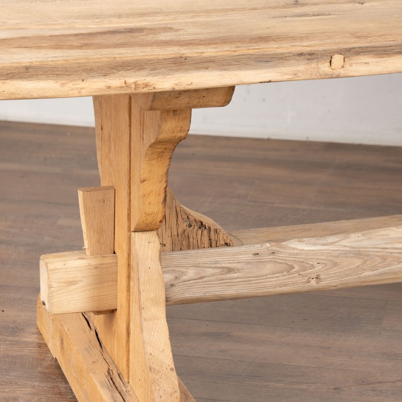 Large Bleached French Oak Dining Table gallery