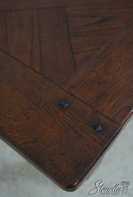 L72587: JONATHAN CHARLES Large Chestnut Banquet Dining Table gallery